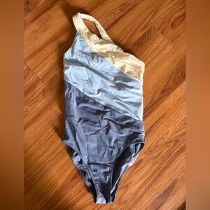 Summersalt Light Blue and Cream Swimwear